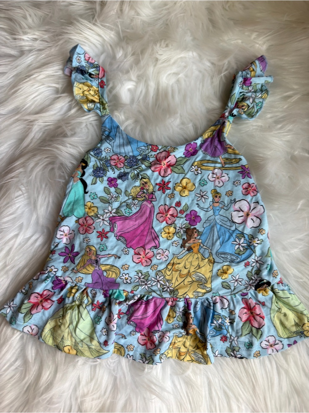 Posh Peanut Cropped OG Princess Tank Top 2T EUC